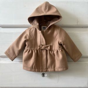 Felt Texture Pea Coat (6-12M)